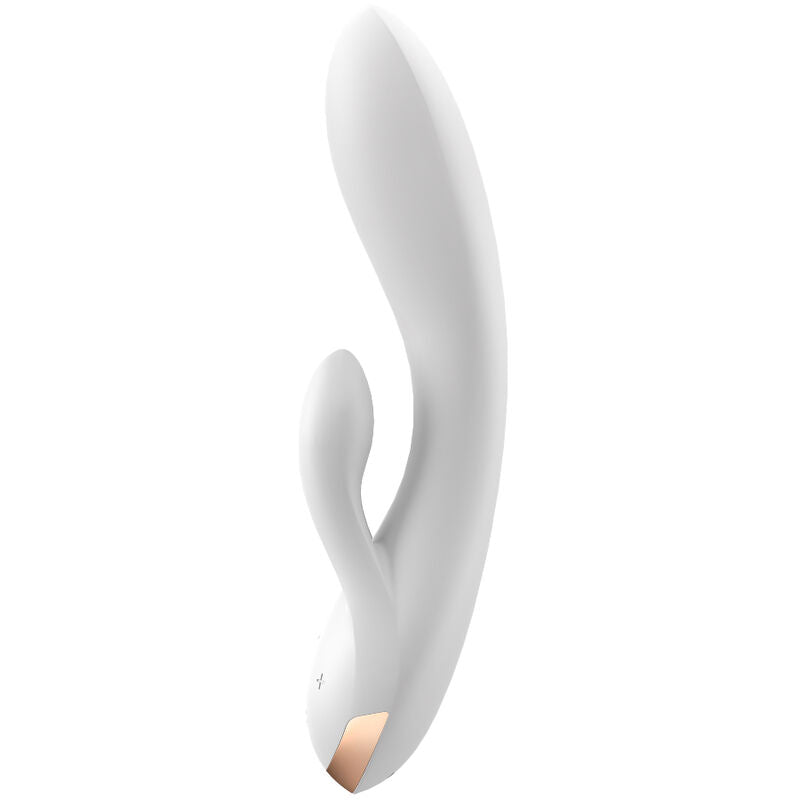 SATISFYER - VIBRATORE DOPPIO FLEX APP NERO