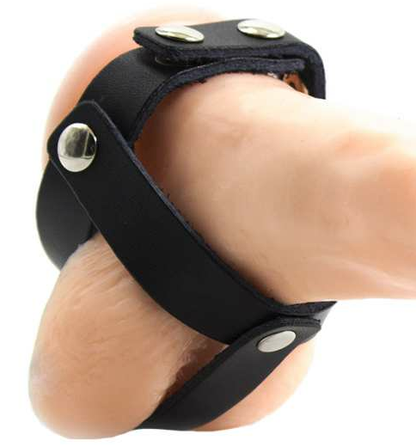 OHMAMA FETISH - GUAINA DI CASTITÀ IN PELLE PER TESTICOLI