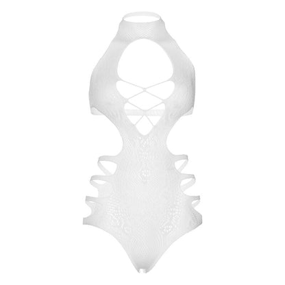 LEG AVENUE - BODY DE ENCAJES TALLA ÚNICA - BLANCO