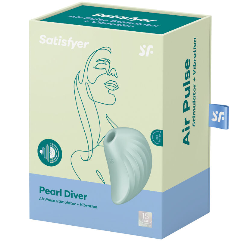 SATISFYER - PEARL DIVER ESTIMULADOR E VIBRADOR VIOLETA