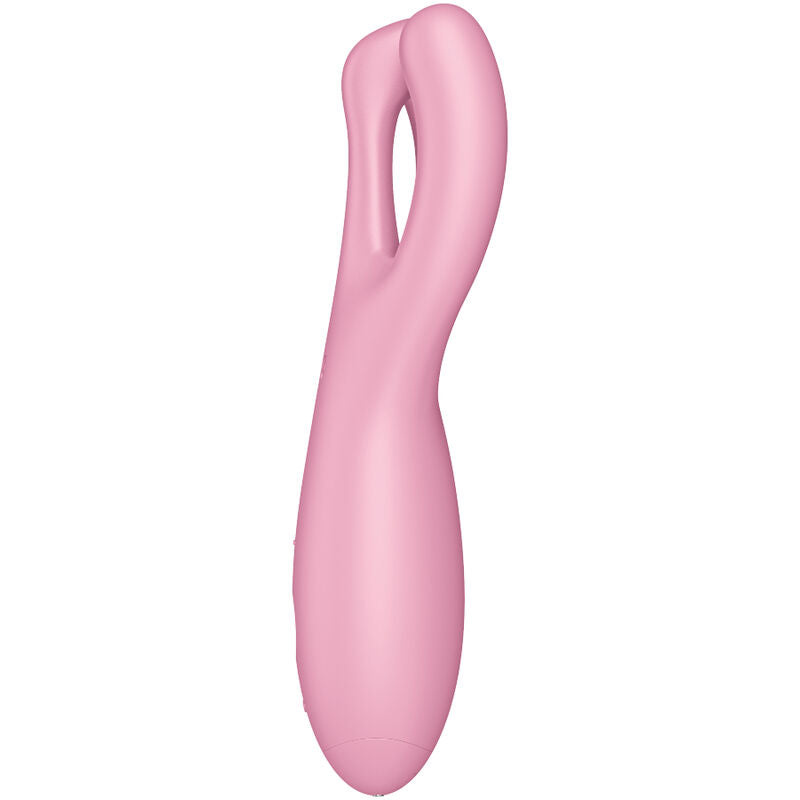 SATISFYER - APP VIBRATORE A TRE 4 VIBRATORI BLU