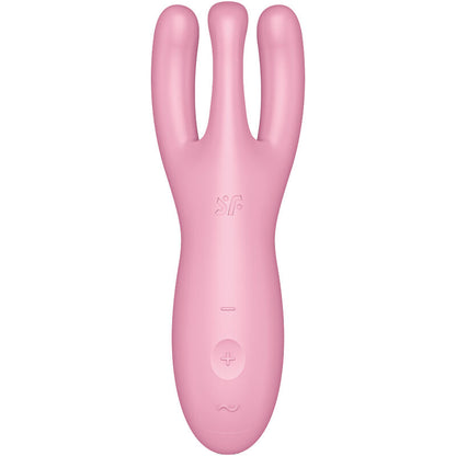 SATISFYER - APP VIBRATORE A TRE 4 VIBRATORI BLU