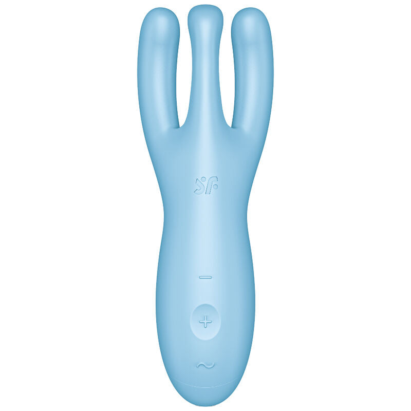 SATISFYER - APP VIBRATORE A TRE 4 VIBRATORI BLU
