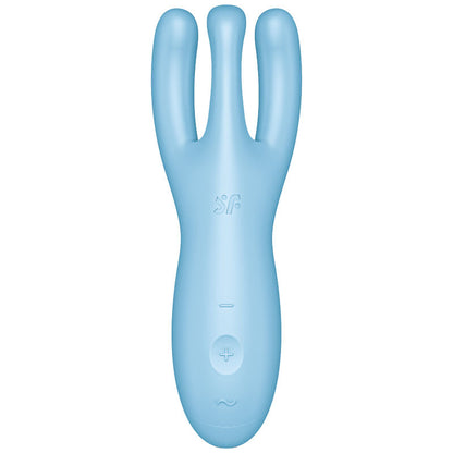 SATISFYER - APP VIBRATORE A TRE 4 VIBRATORI BLU