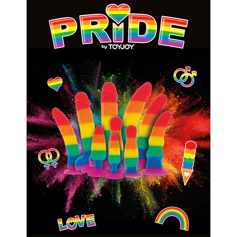 BANDIERA LGBT PRIDE - DILDO WAVE 17 CM