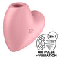 SATISFYER - CUTIE HEART STIMOLATORE E VIBRATORE ROSA