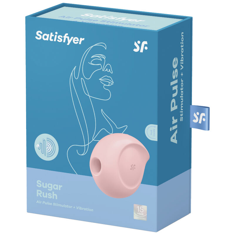 SATISFYER - STIMOLATORE E VIBRATORE SUGAR RUSH BLU