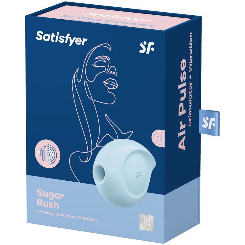 SATISFYER - STIMOLATORE E VIBRATORE SUGAR RUSH BLU