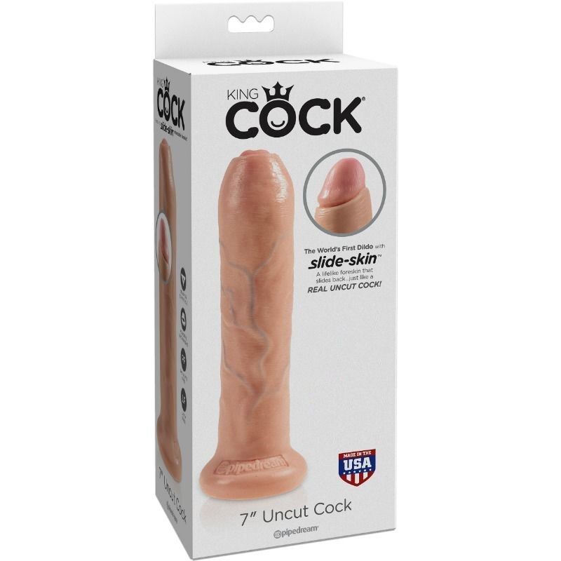 KING COCK - DILDO REALISTICO NATURALE NON TAGLIATO 21 CM