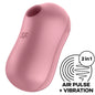 SATISFYER - STIMOLATORE E VIBRATORE ZUCCHERO FILATO ROSA