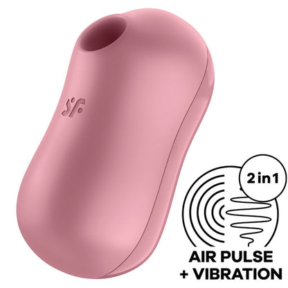 SATISFYER - STIMOLATORE E VIBRATORE ZUCCHERO FILATO ROSA