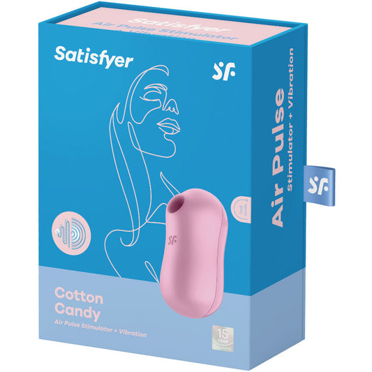 SATISFYER - STIMOLATORE E VIBRATORE ZUCCHERO FILATO ROSA