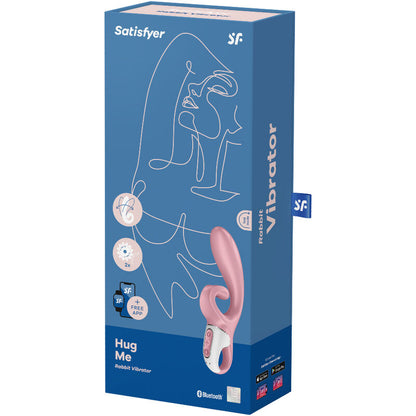 SATISFYER - APP VIBRATORE CONIGLIO HUG ME BLU