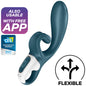 SATISFYER - APP VIBRATORE CONIGLIO HUG ME BLU