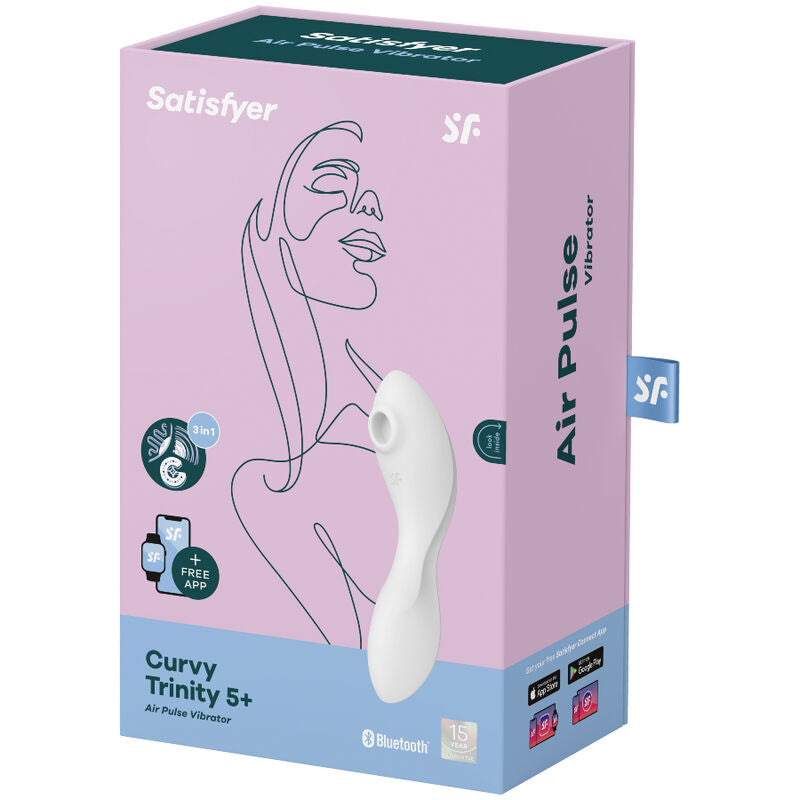 SATISFYER - CURVY TRINITY 5 STIMOLATORE E VIBRATORE APP BLU