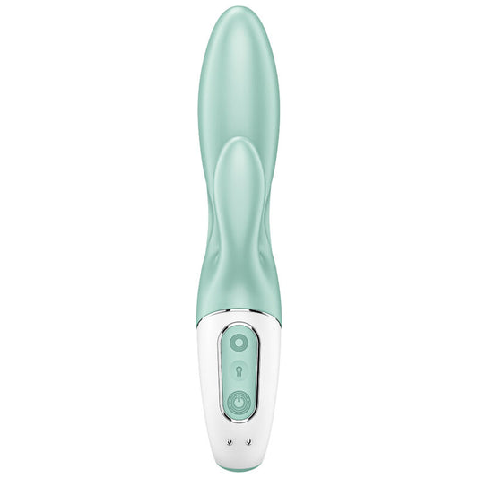 SATISFYER - AIR PUMP BUNNY 5+ VIBRATORE GONFIABILE A FORMA DI CONIGLIO VERDE