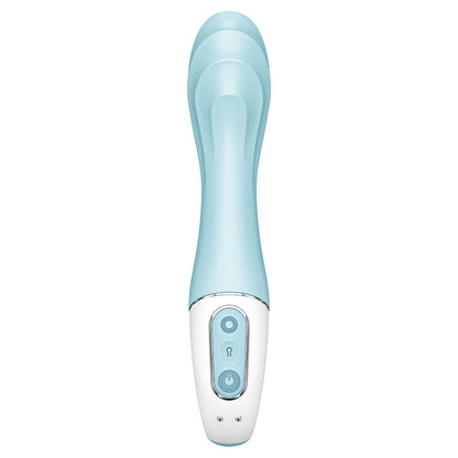 SATISFYER - VIBRATORE A POMPA D'ARIA 5+ VIBRATORE GONFIABILE PUNTO G APP BLU