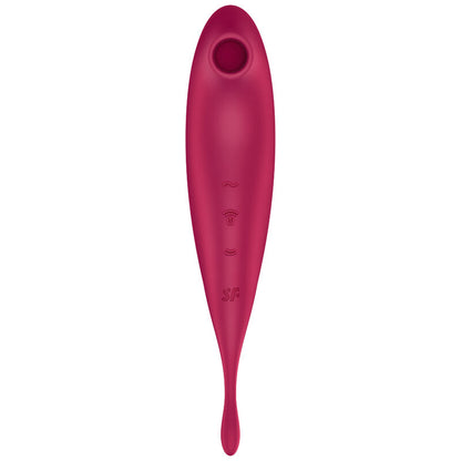 SATISFYER - TWIRLING PRO+ STIMOLATORE E VIBRATORE APP VERDE