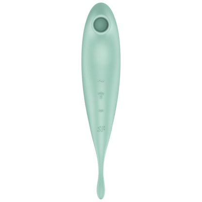 SATISFYER - TWIRLING PRO+ STIMOLATORE E VIBRATORE APP VERDE