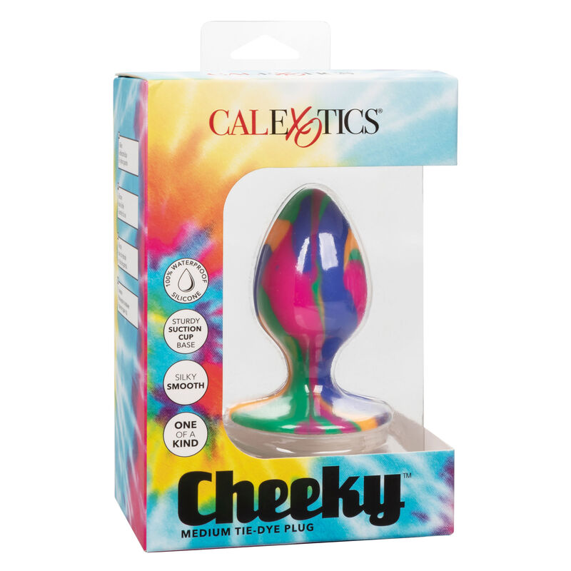 CALEXOTICS - PLUG ANALE TIE-DYE CHEEKY MEDIUM