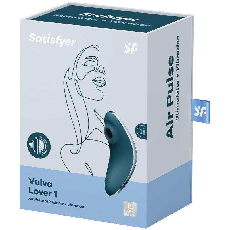 SATISFYER - VULVA LOVER 1 STIMOLATORE E VIBRATORE VIOLA