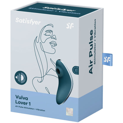 SATISFYER - VULVA LOVER 1 STIMOLATORE E VIBRATORE VIOLA