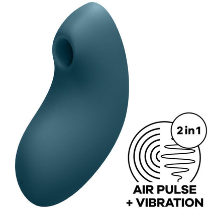 SATISFYER - VULVA LOVER 2 STIMOLATORE E VIBRATORE BIANCO
