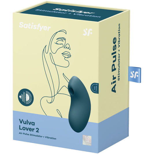 SATISFYER - VULVA LOVER 2 STIMOLATORE E VIBRATORE BIANCO