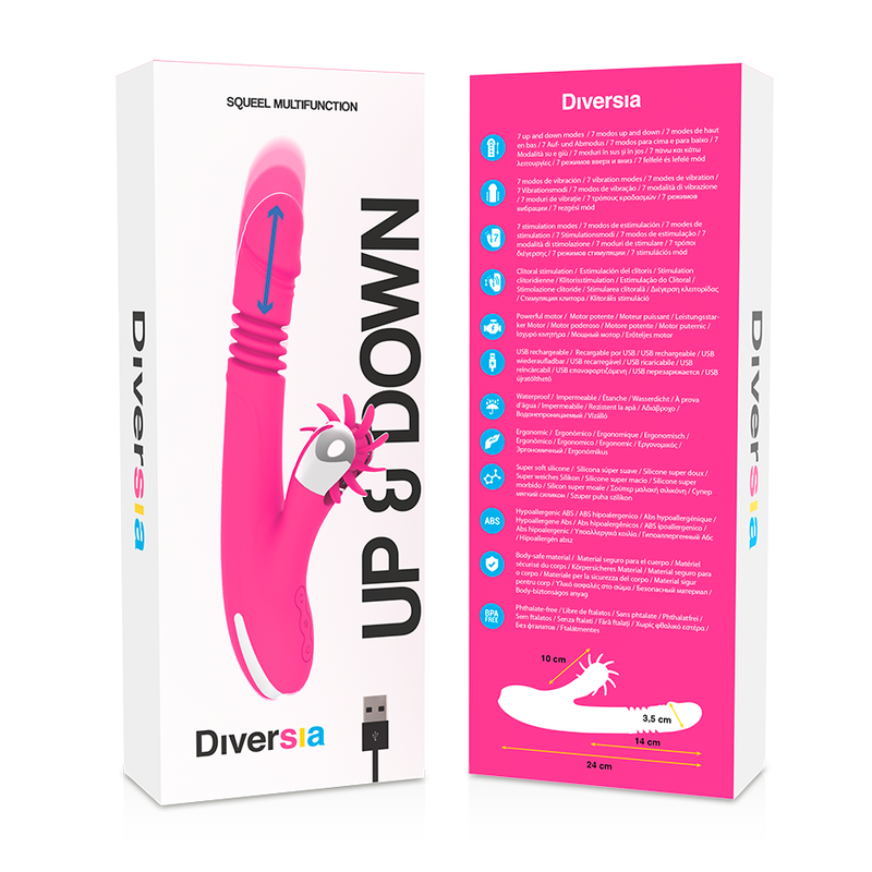 DIVERSIA - CONIGLIETTO SU E GIÙ 24 CM