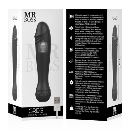 MR BOSS - STIMOLATORE PERSONALE GREG