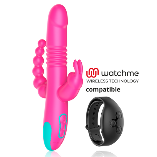 HAPPY LOKY - DONALD TRIPLA STIMOLAZIONE: ANALE, PUNTO G E CLITORIDE COMPATIBILE CON LA TECNOLOGIA WIRELESS WATCHME