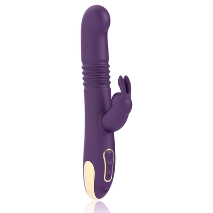 TESORO - BASTIAN RABBIT SU E GIÙ, ROTATORE E VIBRATORE COMPATIBILE CON LA TECNOLOGIA WIRELESS WATCHME