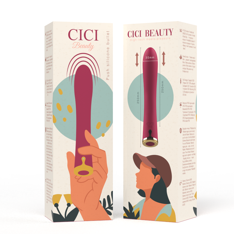CICI BEAUTY - VIBRATORE PREMIUM IN SILICONE SU E GIÙ