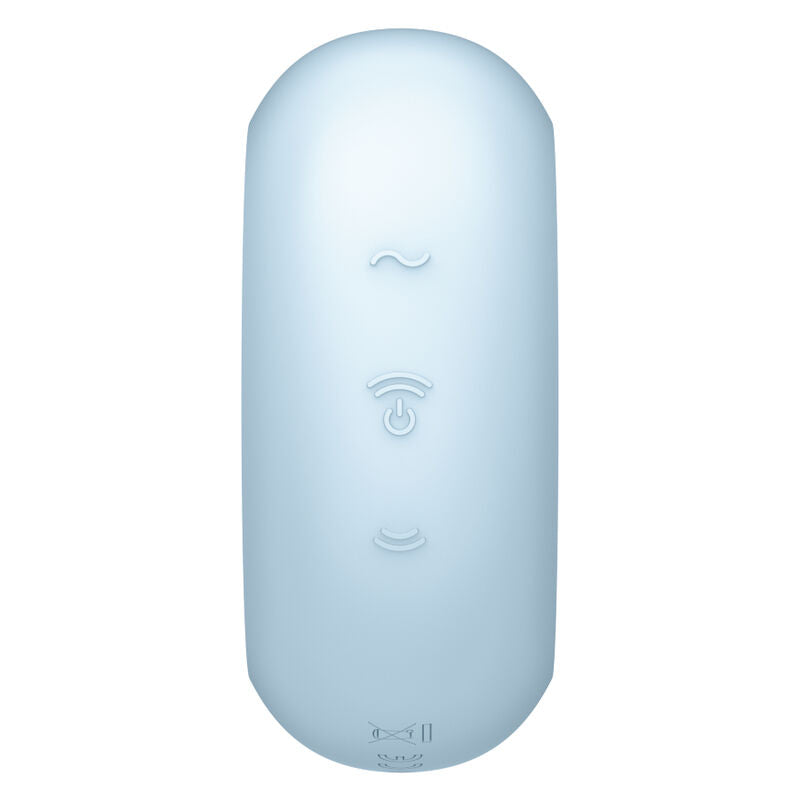 SATISFYER - PRO TO GO 3 DOPPIO STIMOLATORE E VIBRATORE BLU