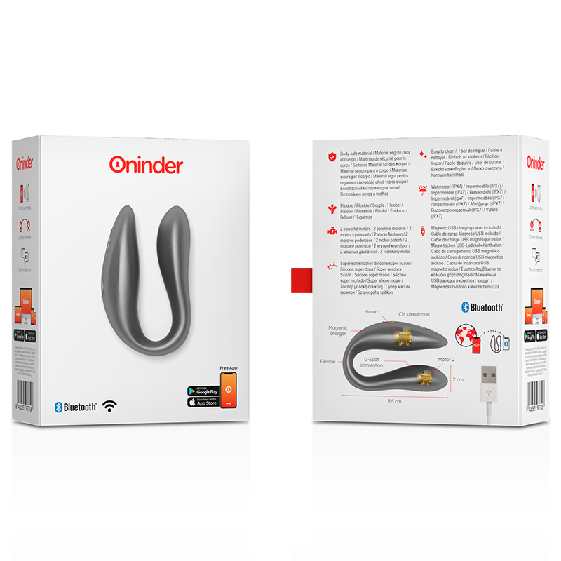 ONINDER - LISBOA STIMOLATORE ROSA DEL PUNTO G E DEL CLITORIDE - APP ROSA GRATUITA