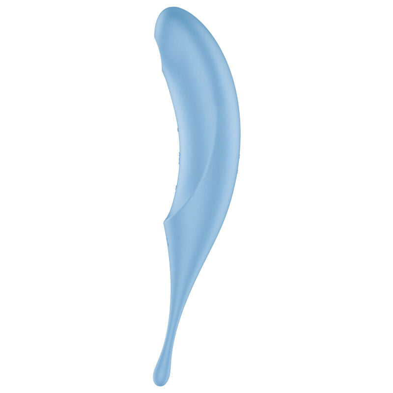 SATISFYER - STIMOLATORE E VIBRATORE TWIRLING PRO BLU