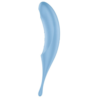 SATISFYER - STIMOLATORE E VIBRATORE TWIRLING PRO BLU