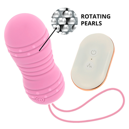OHMAMA - UOVO TELECOMANDATO 7 MODALITÀ ROTANTI ROSA