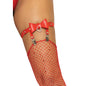 LEG AVENUE - LIGUERO ALTO DE CUERO VEGANO TALLA ÚNICA - ROSA
