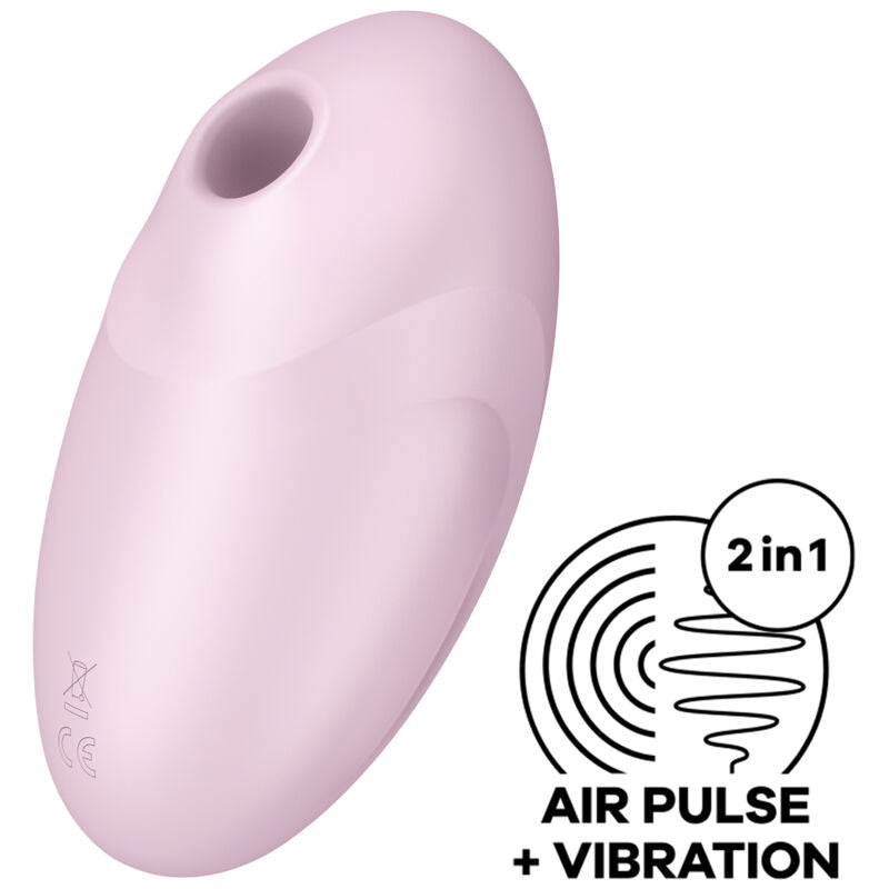 SATISFYER - VULVA LOVER 3 STIMOLATORE E VIBRATORE ROSA