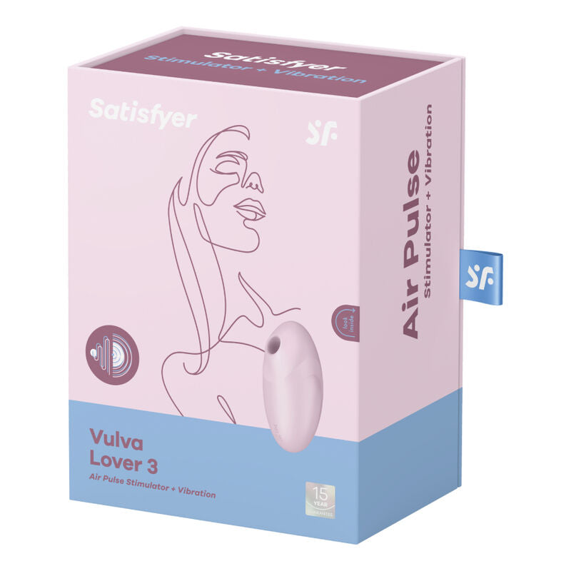 SATISFYER - VULVA LOVER 3 STIMOLATORE E VIBRATORE ROSA