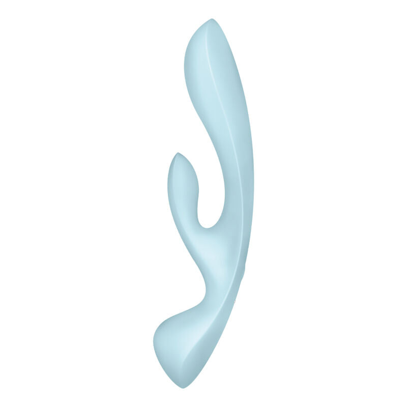 SATISFYER - VIBRATORE IBRIDO TRIPLE OH BLUE