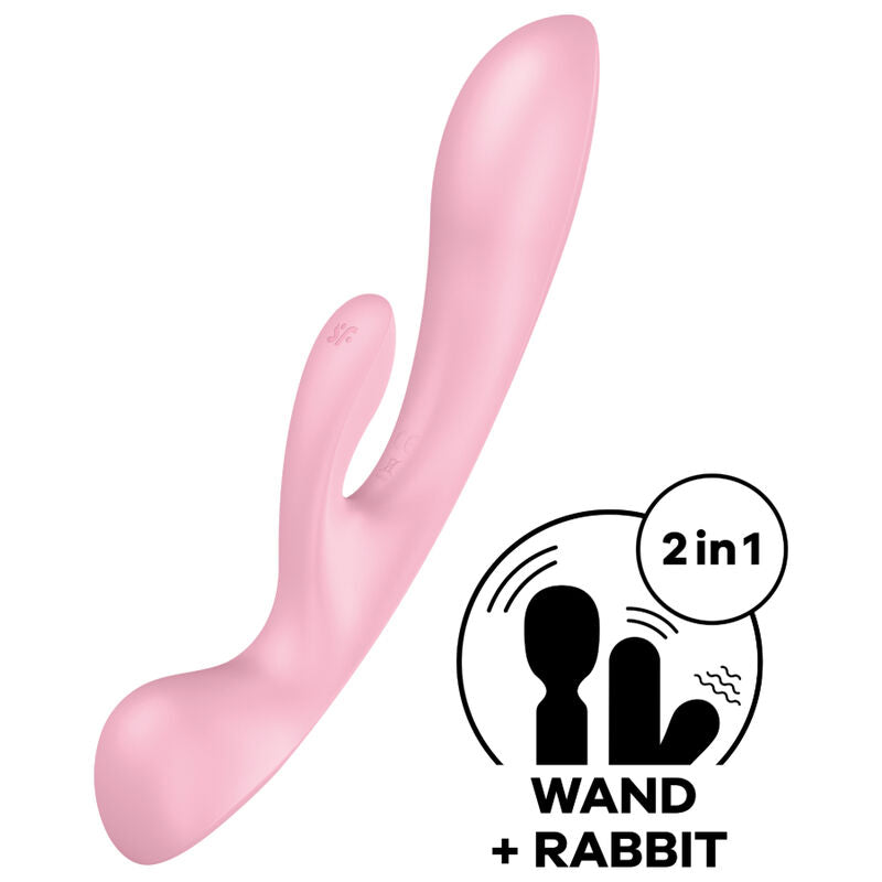SATISFYER - VIBRATORE IBRIDO TRIPLE OH BLUE