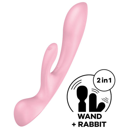 SATISFYER - VIBRATORE IBRIDO TRIPLE OH BLUE
