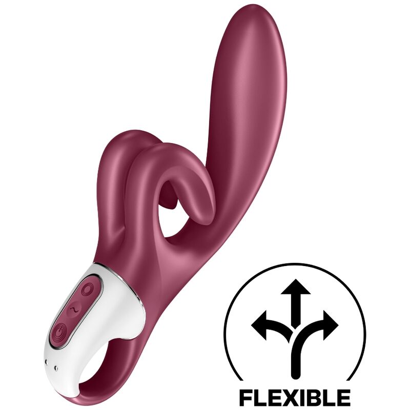 SATISFYER - VIBRATORE CONIGLIO BLU TOCCAMI