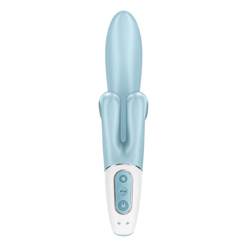 SATISFYER - VIBRATORE CONIGLIO BLU TOCCAMI