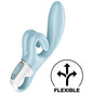 SATISFYER - VIBRATORE CONIGLIO BLU TOCCAMI