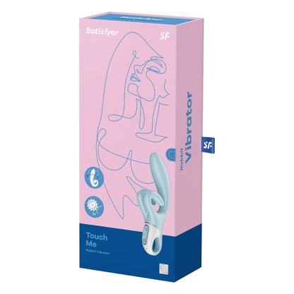 SATISFYER - VIBRATORE CONIGLIO BLU TOCCAMI