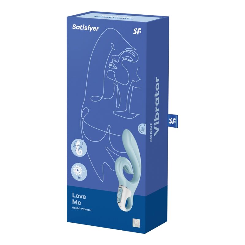 SATISFYER - VIBRATORE CONIGLIO ROSSO LOVE ME