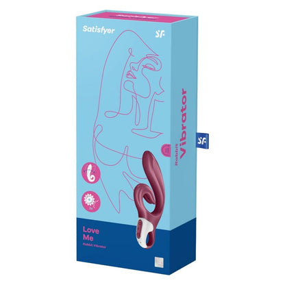 SATISFYER - VIBRATORE CONIGLIO ROSSO LOVE ME